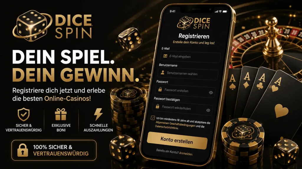 dicespin anmelden